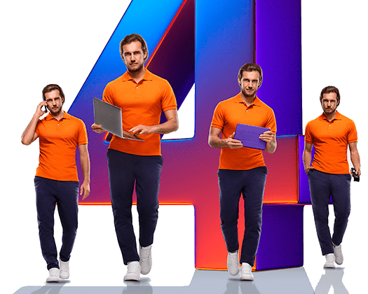 Великолепная четверка Ростелеком в&nbsp;деревня Малая Гурьевка (Орловская область)